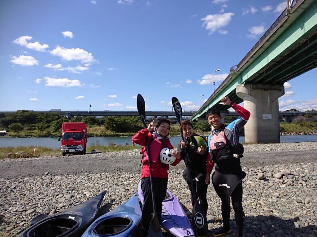 10/18 KAYAK TRAINING IN 相模川